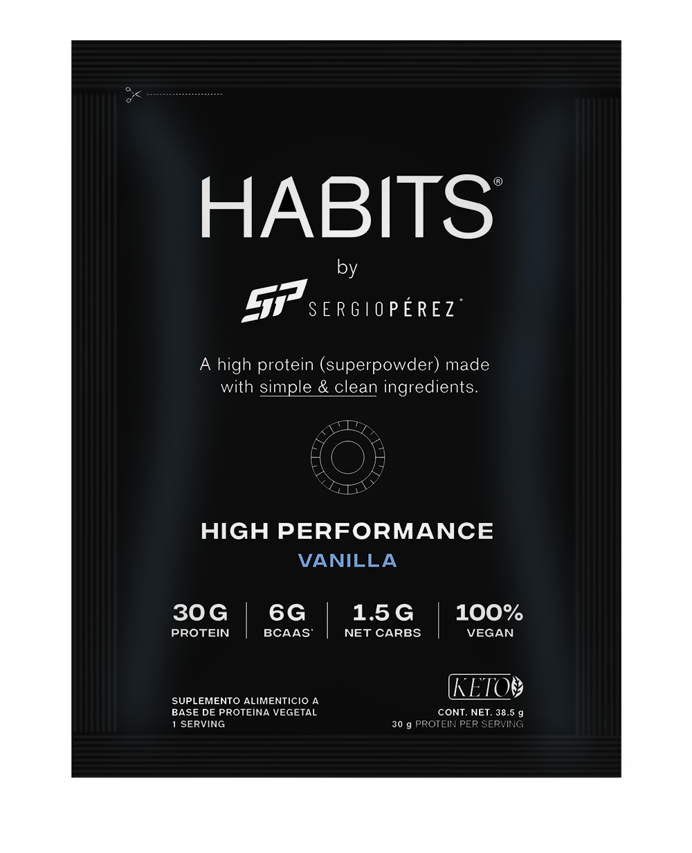 Protein Sachets Vanilla High Performance