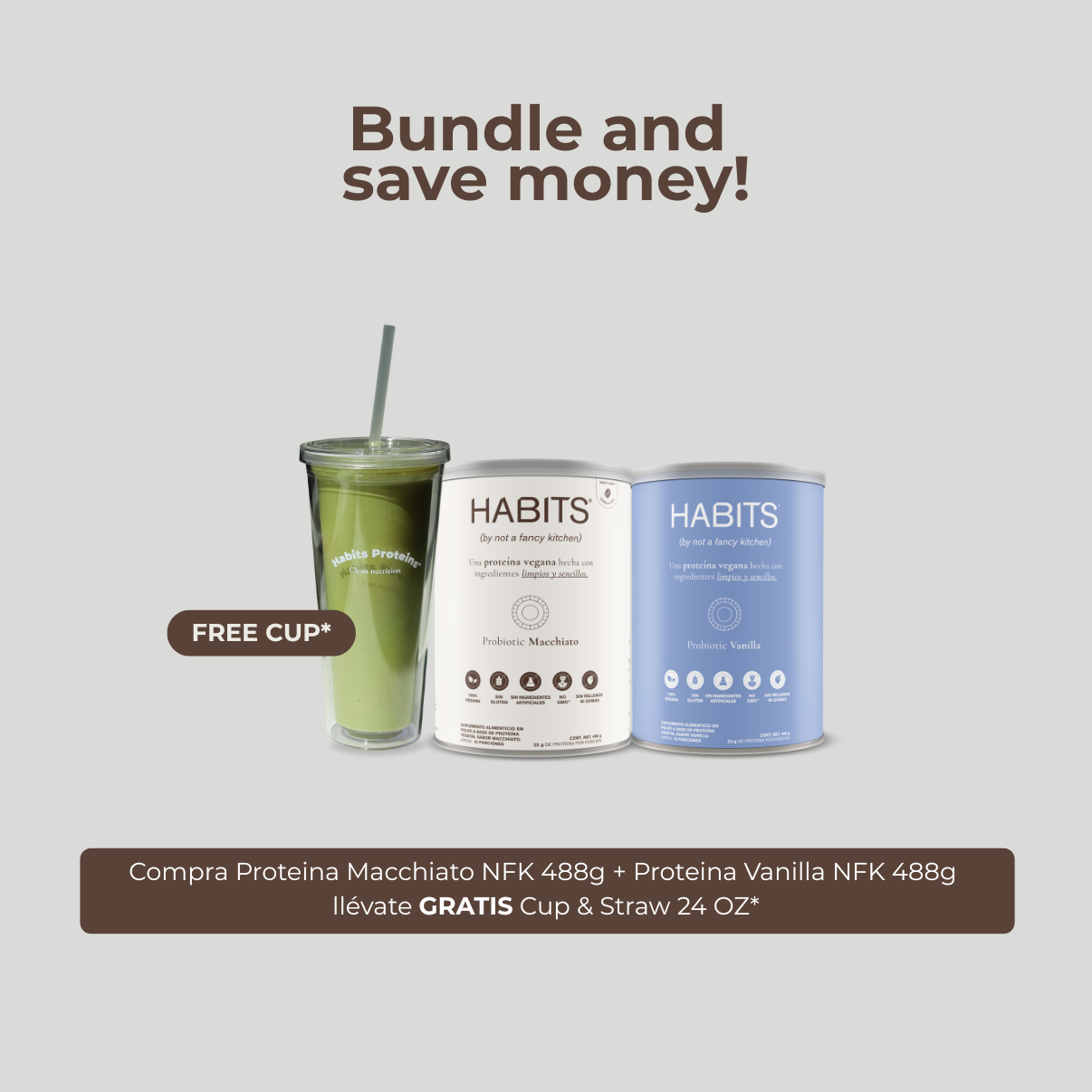 Bundle - Macchiato + Vanilla NFK Free Cup