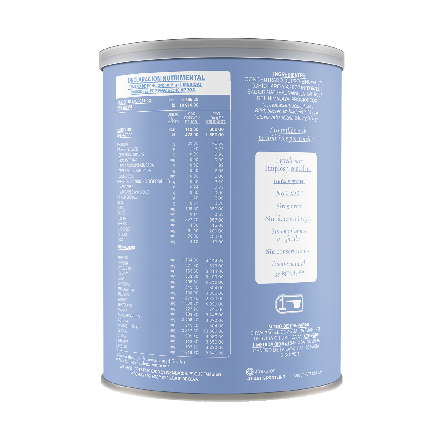 Protein Probiotic Vanilla - 1220g