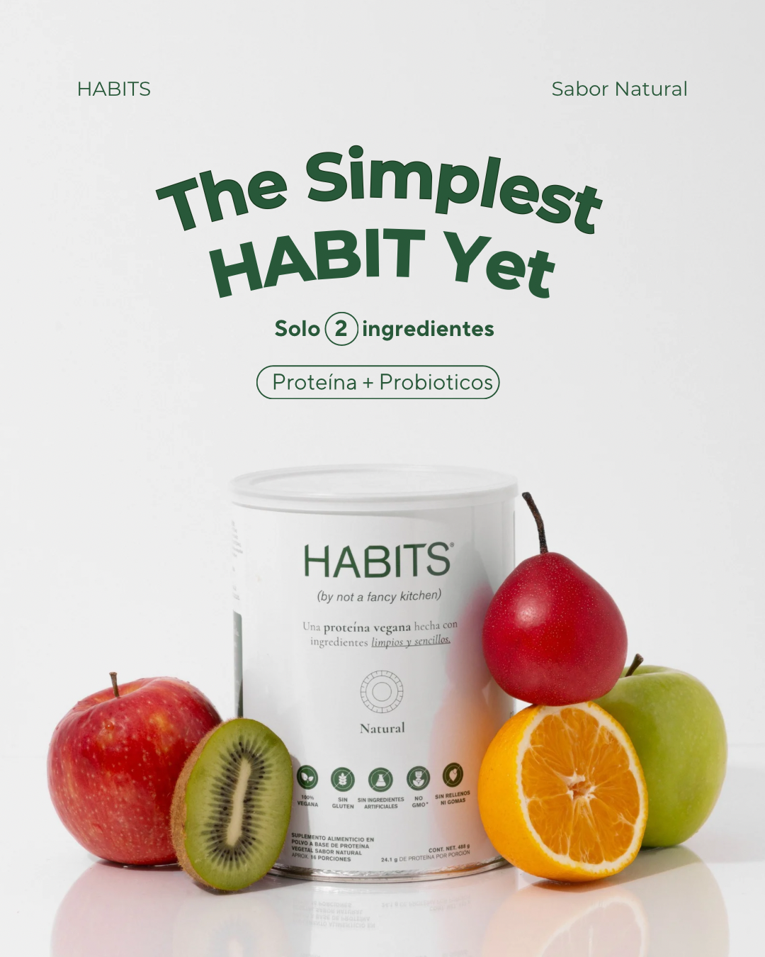 The Simplest HABIT yet! - Protein Natural Probiotic - 488g