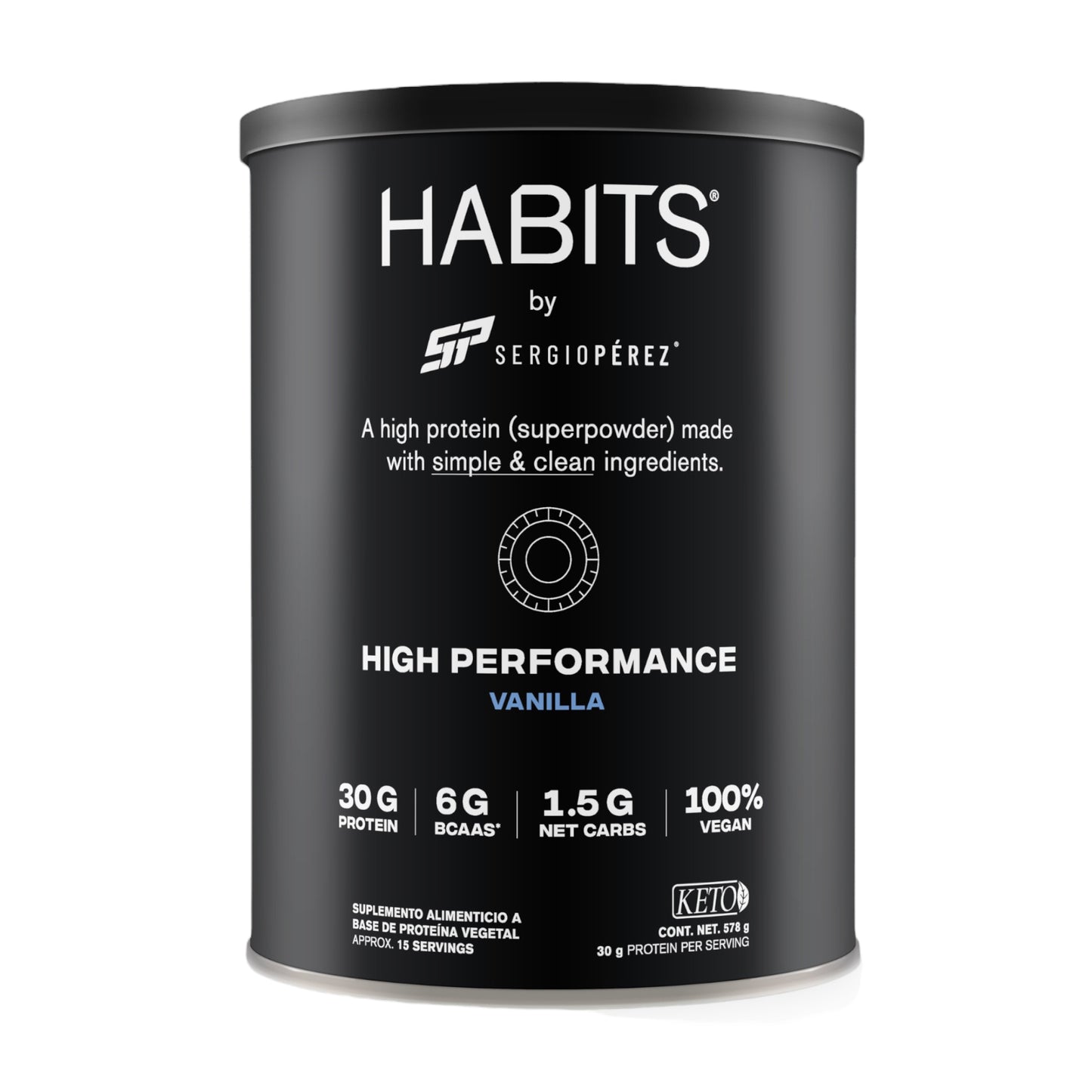 Protein Vanilla High Performance - 578g