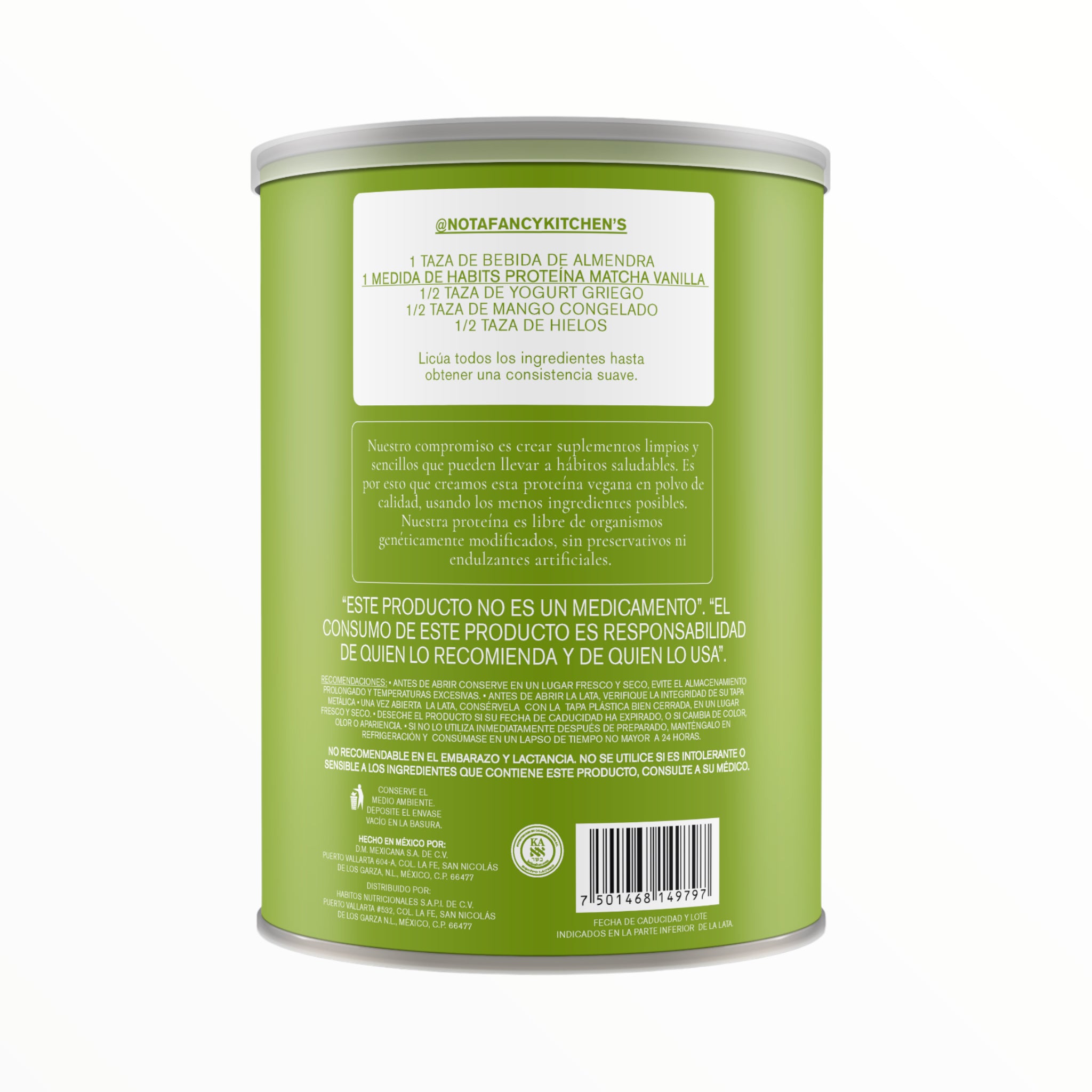 Protein Probiotic Matcha Vanilla -  488g